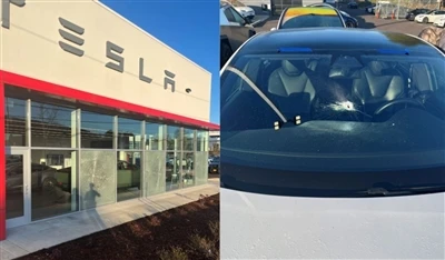 Tesla pood Oregonis tulistati uuesti